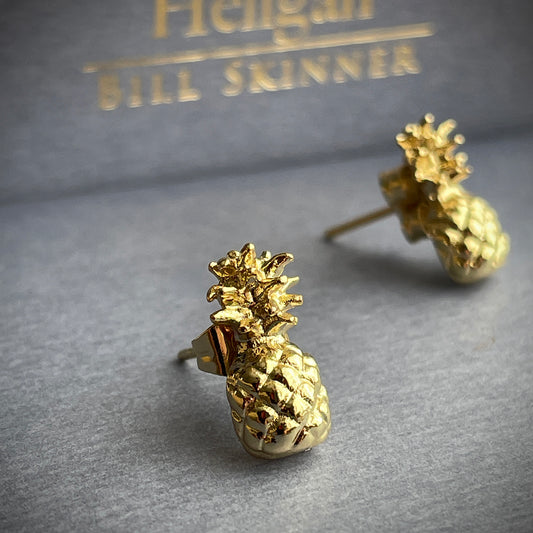 Pineapple Studs - Gold