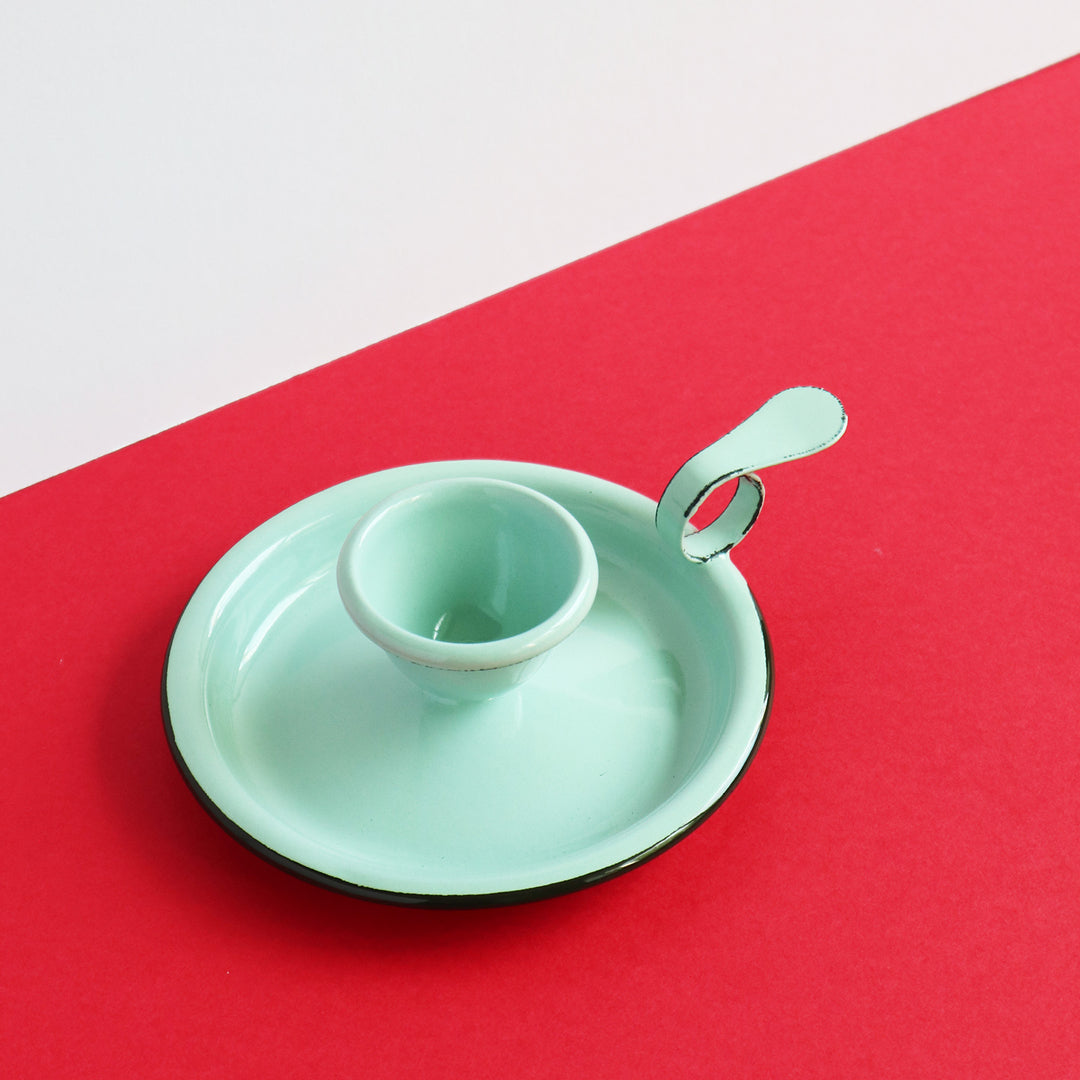 Heligan Egg Cup - Pea Green