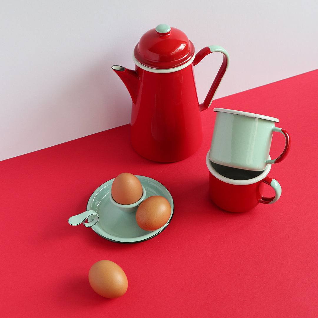 Heligan Egg Cup - Pea Green