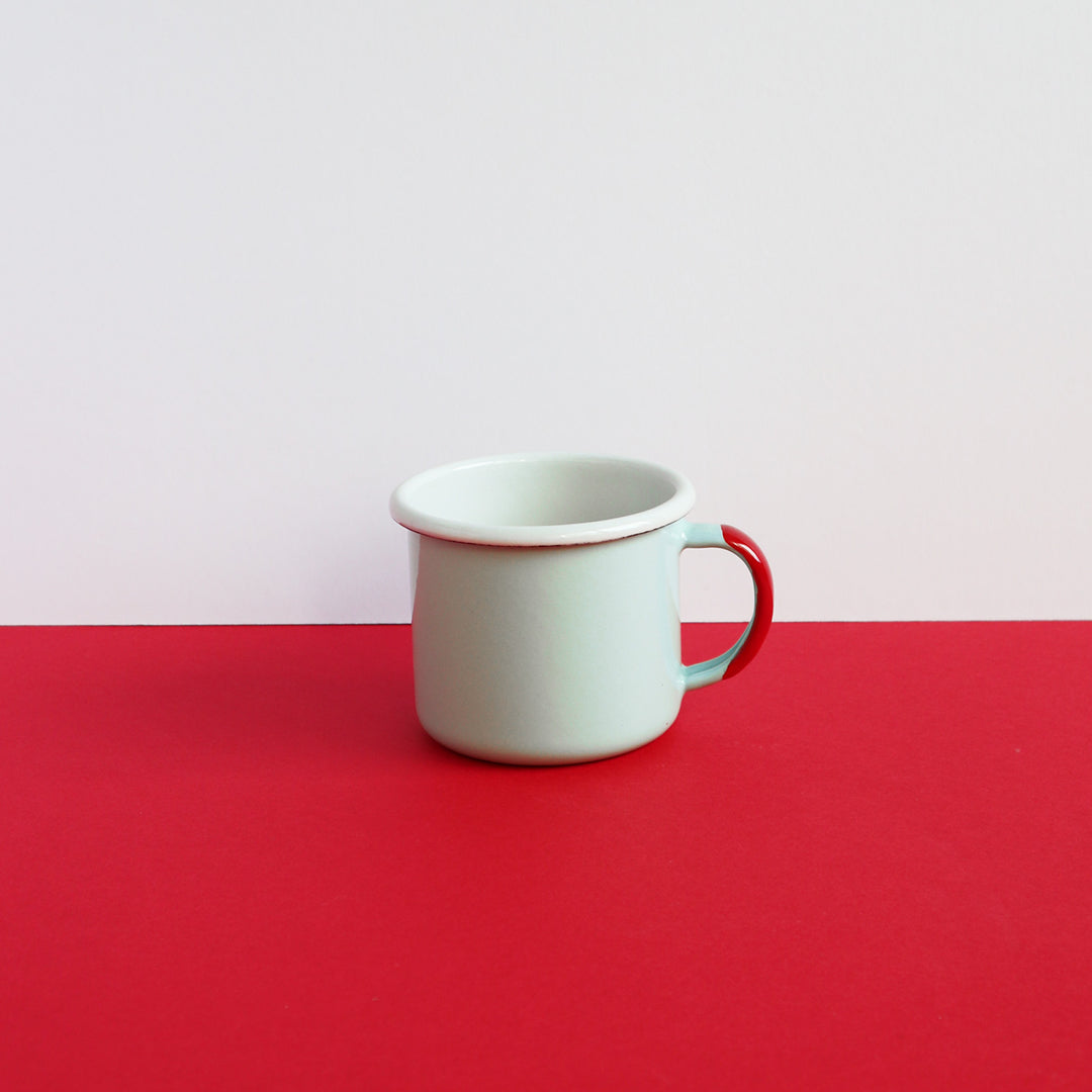 Heligan Enamel Mug - Pea Green