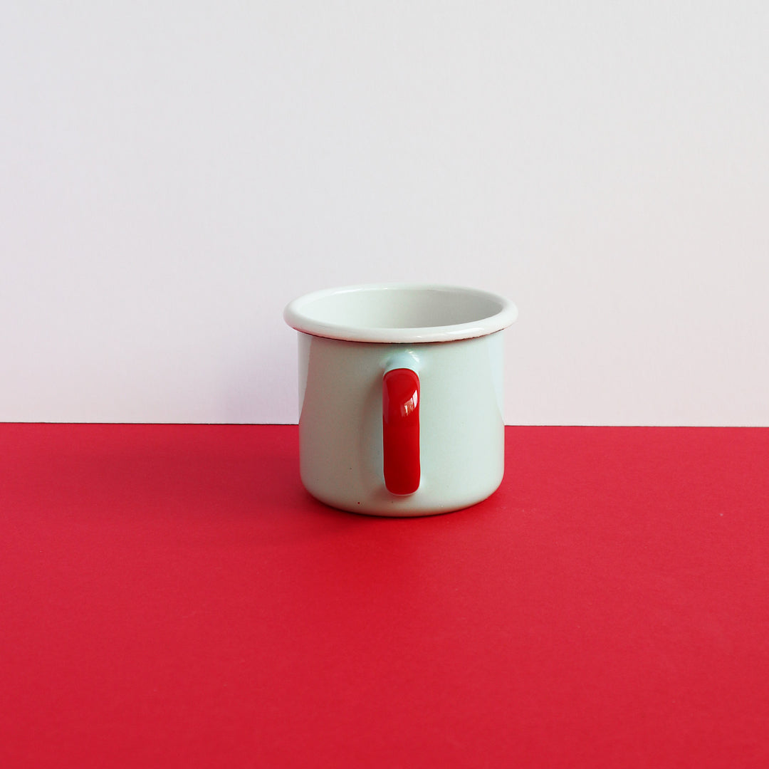 Heligan Enamel Mug - Pea Green