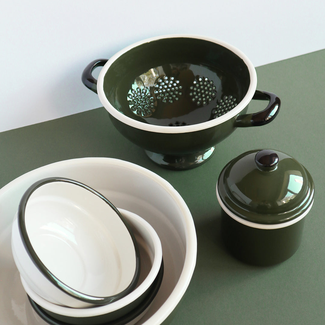 Heligan Colander - Forest Green