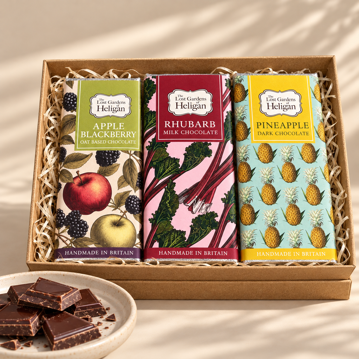 Heligan Botanical Chocolate Trio