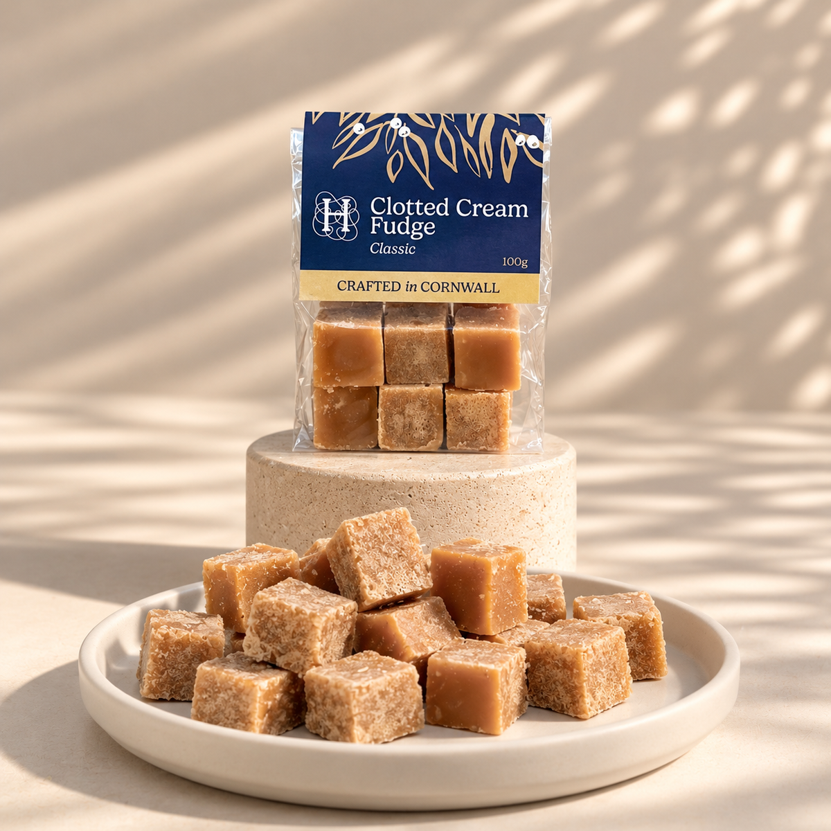 Heligan Classic Clotted Cream Fudge