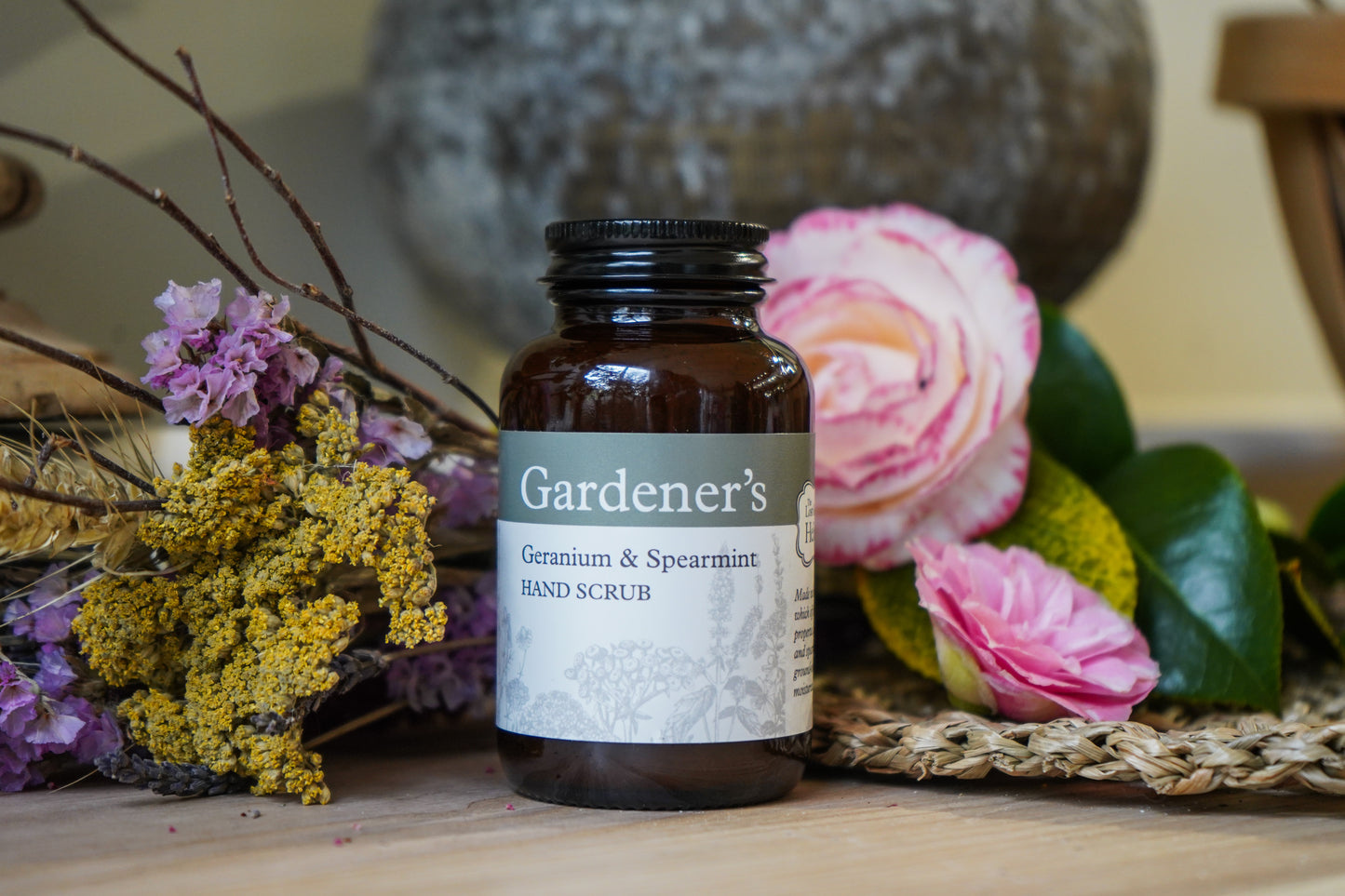 Gardener's Geranium & Spearmint Hand Scrub