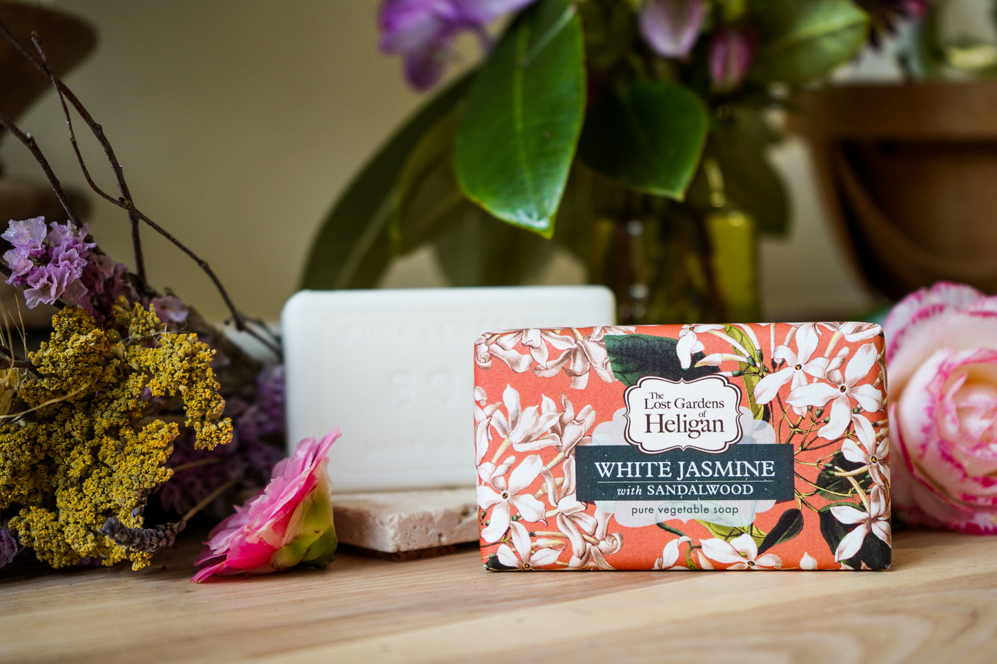 White Jasmine with Sandalwood Soap Bar