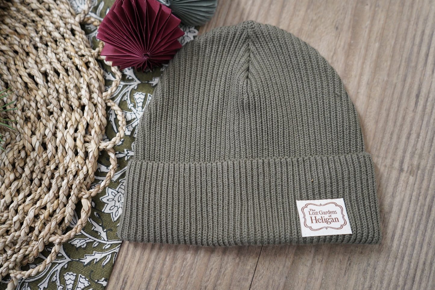 Heligan Khaki Beanie