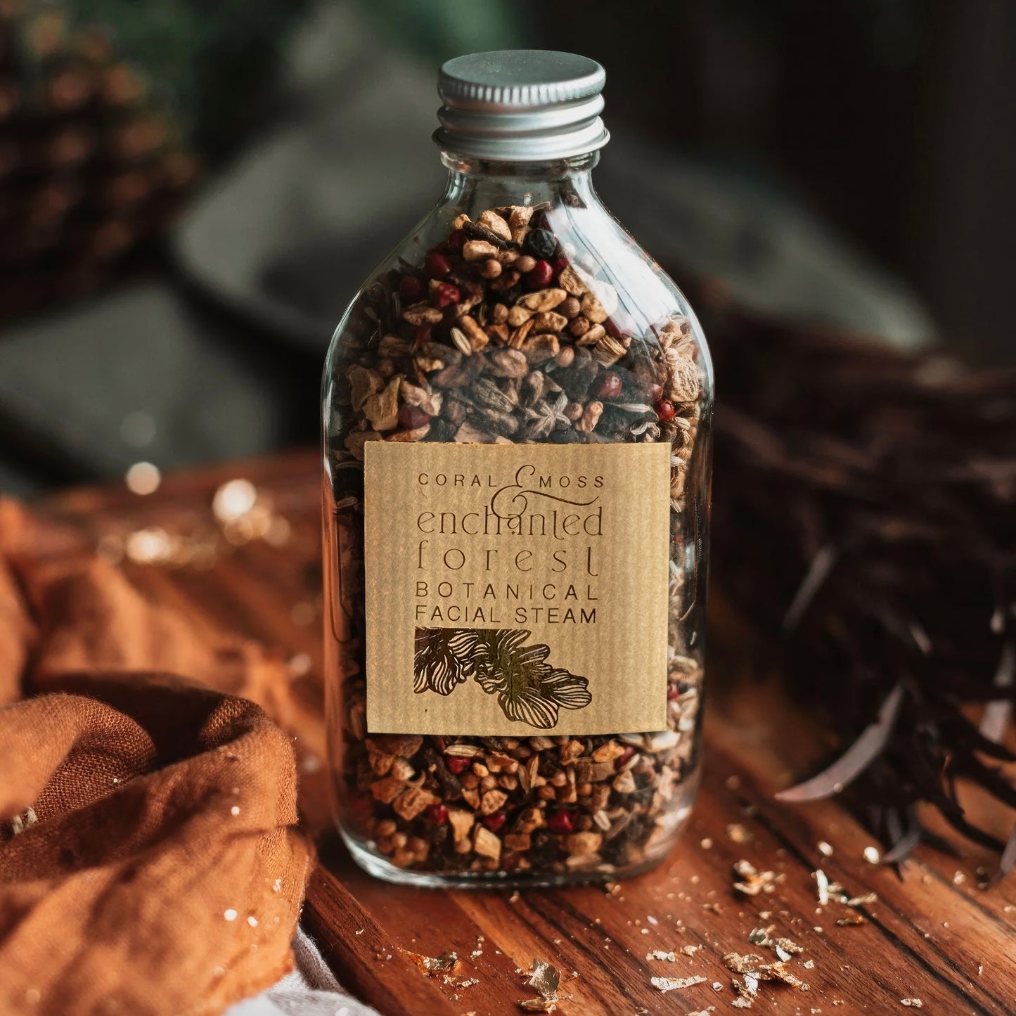 Coral & Moss Enchanted Forest Botanical Facial Steam