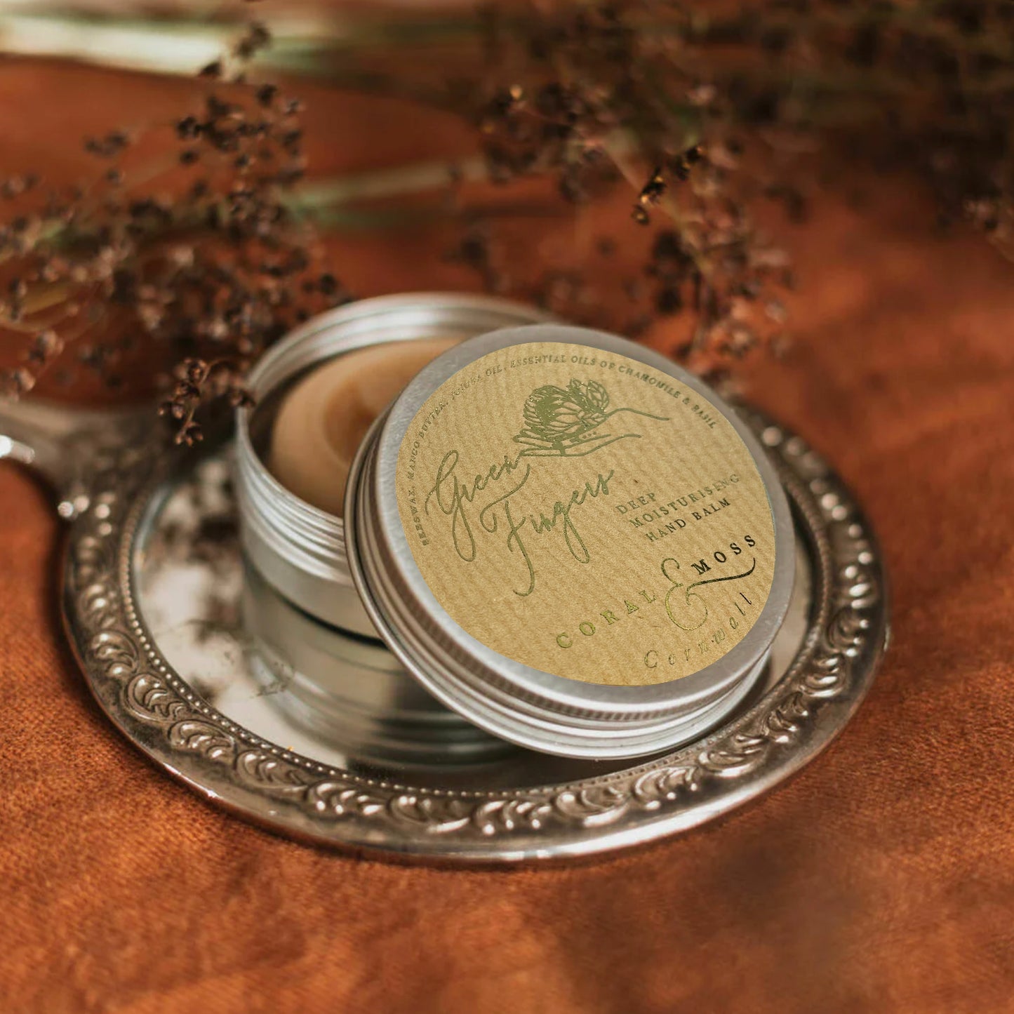 Coral & Moss Hand Balm, Green Fingers