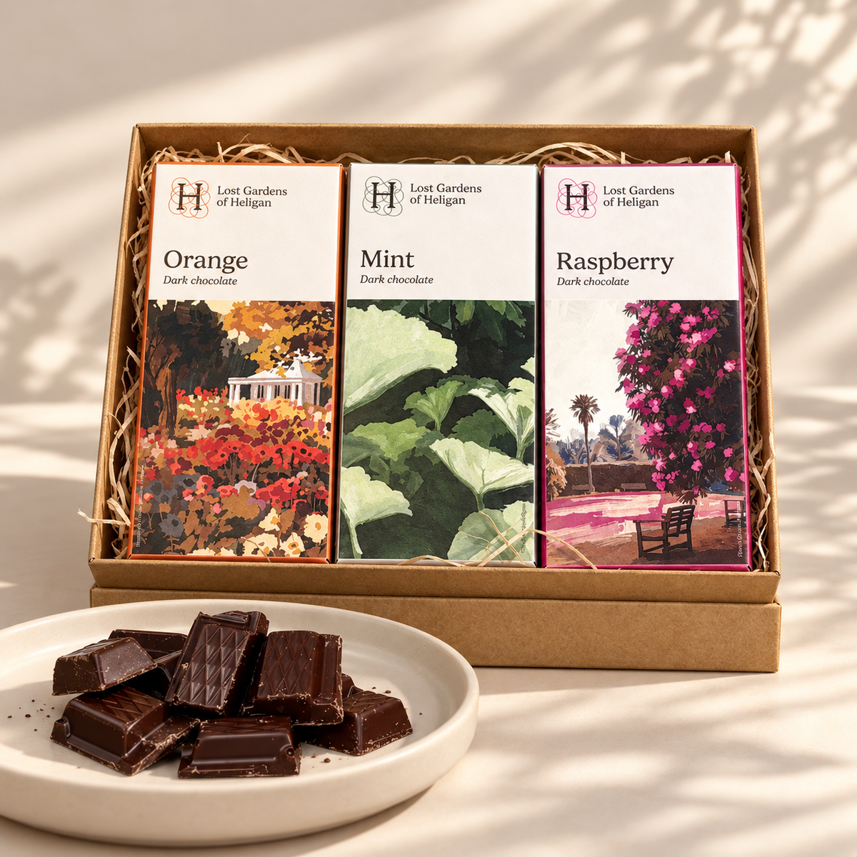 Heligan Dark Chocolate Selection Box