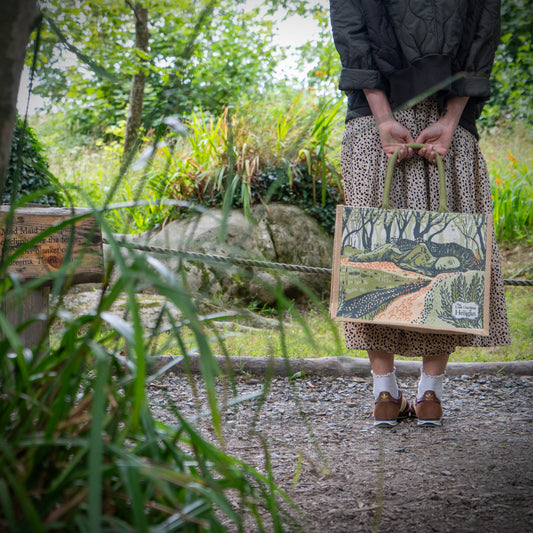 Heligan Mud Maid Jute Bag