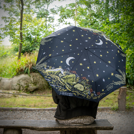 Heligan Mud Maid Umbrella : Night