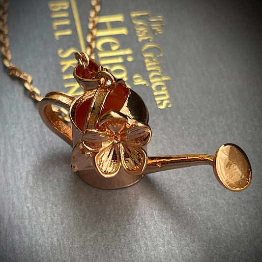 Watering Can Pendant - Rose Gold