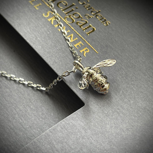 Bumble Bee Pendant - Silver