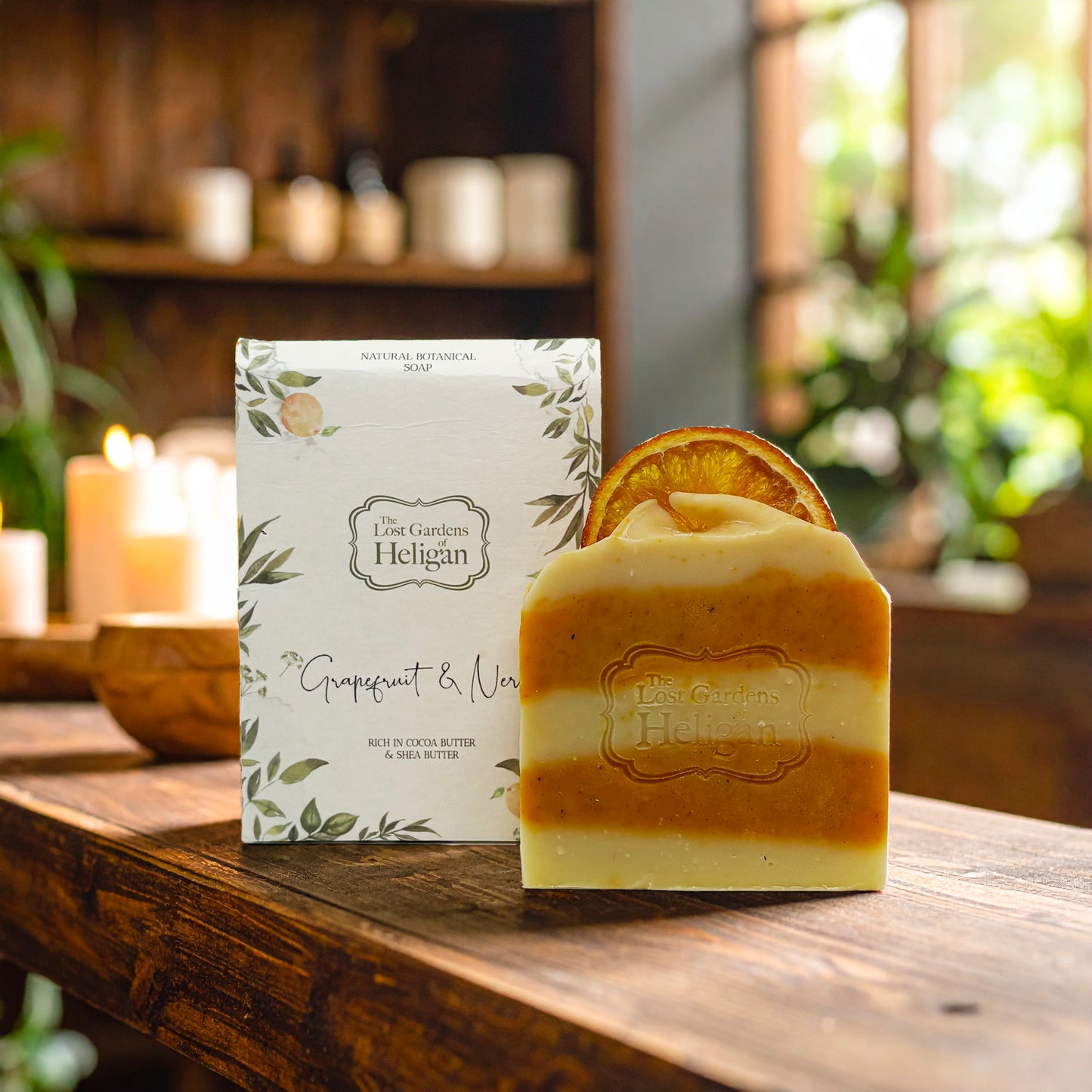 Heligan Grapefruit & Neroli Natural Botanical Soap