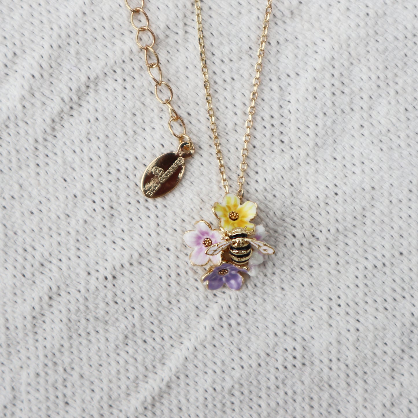 Bee and Flower Pendant