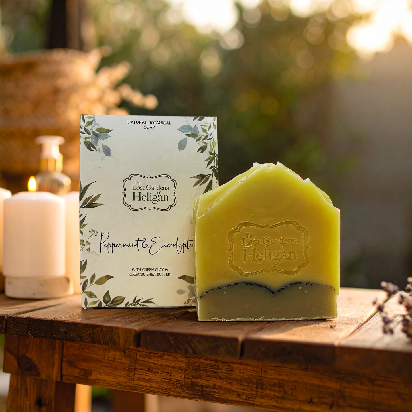 Heligan Peppermint & Eucalyptus Natural Botanical Soap