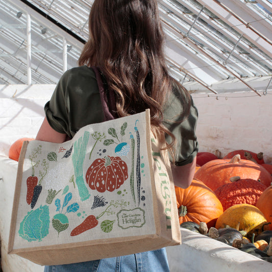 Heligan Kitchen Garden Jute Bag