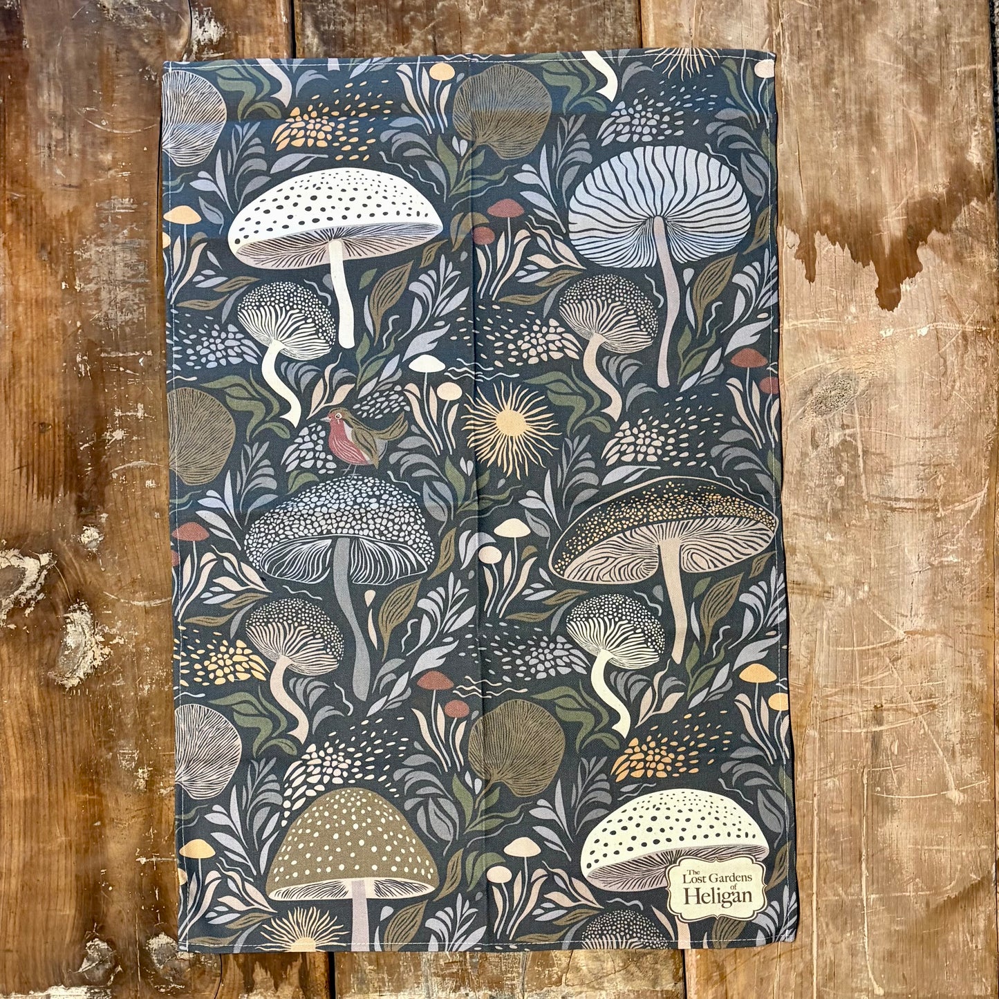 Find The Robin Tea Towel