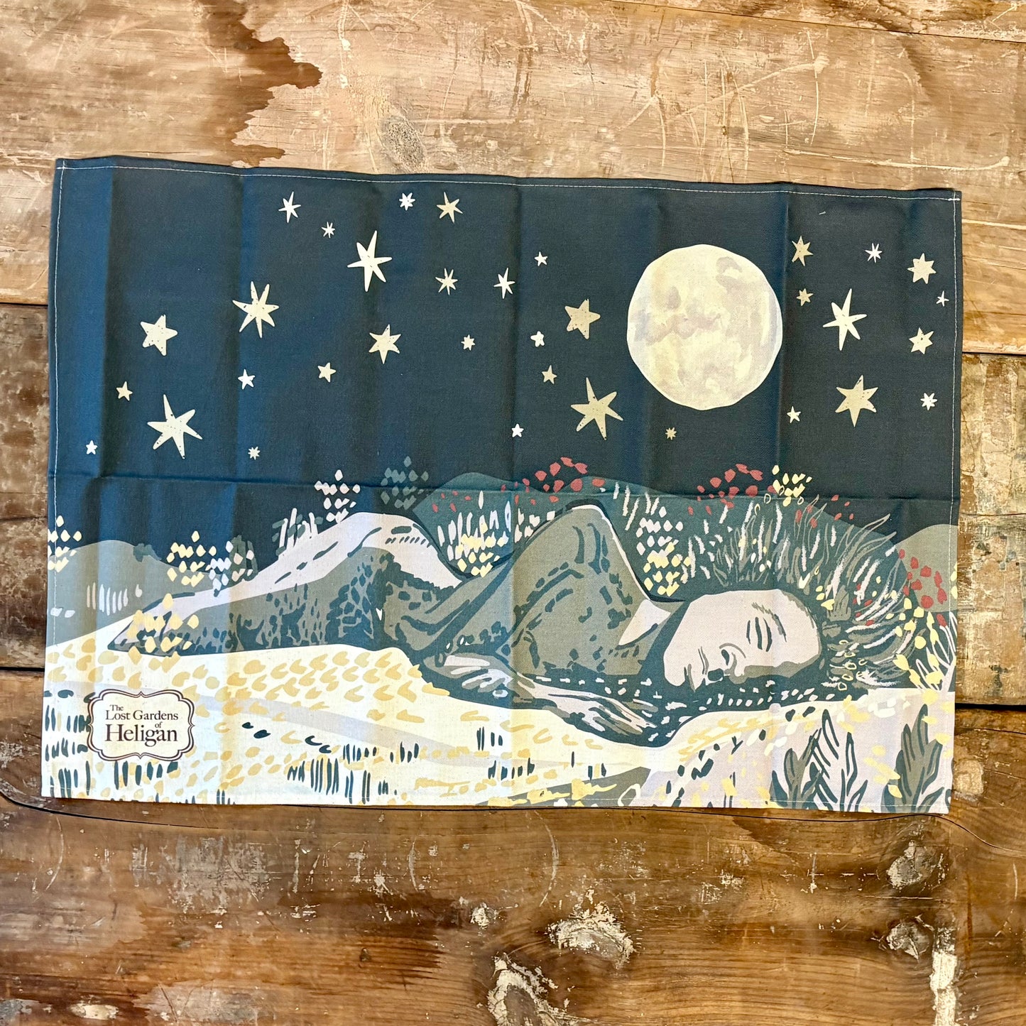 Mudmaid at Night Tea Towel