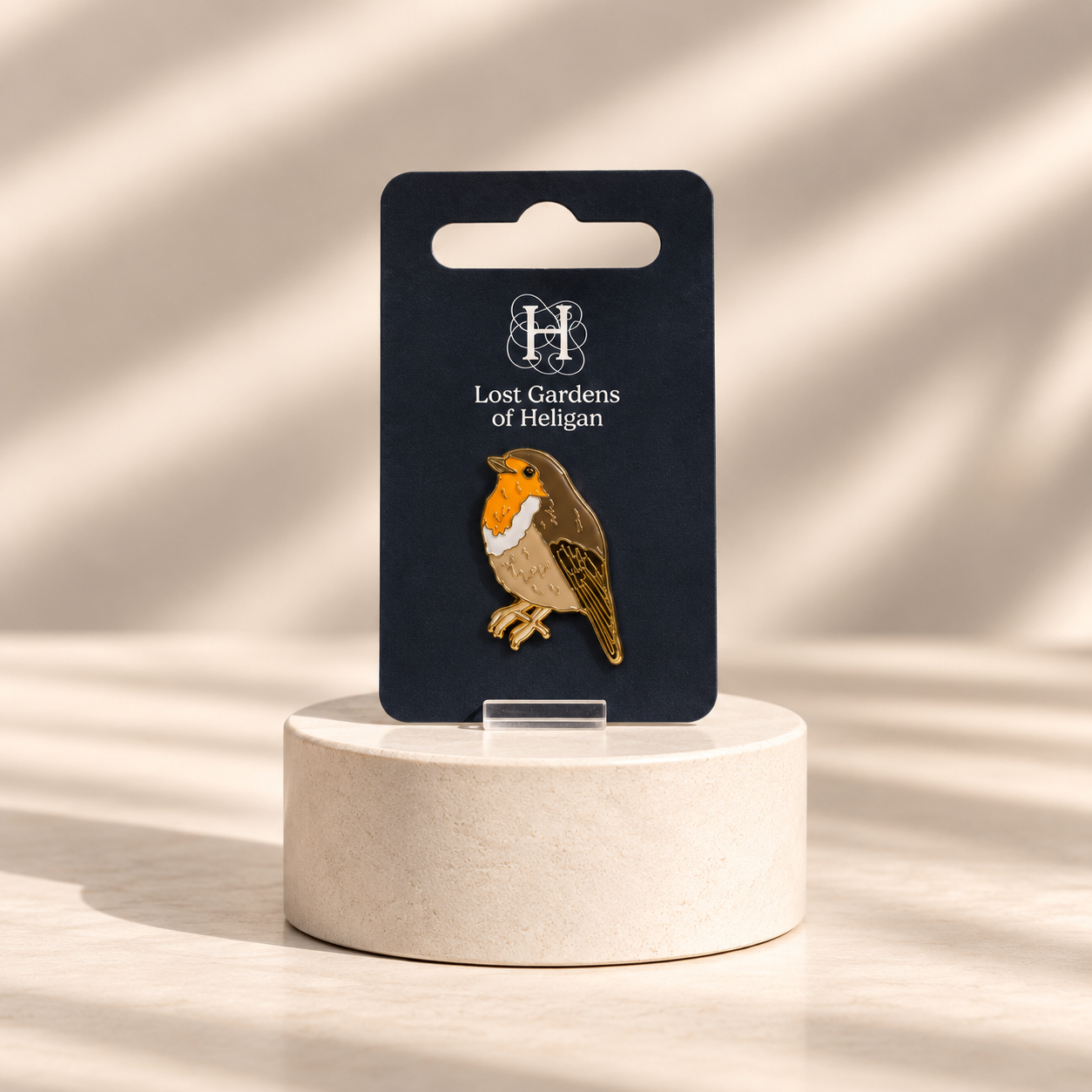 Heligan Robin Enamel Pin