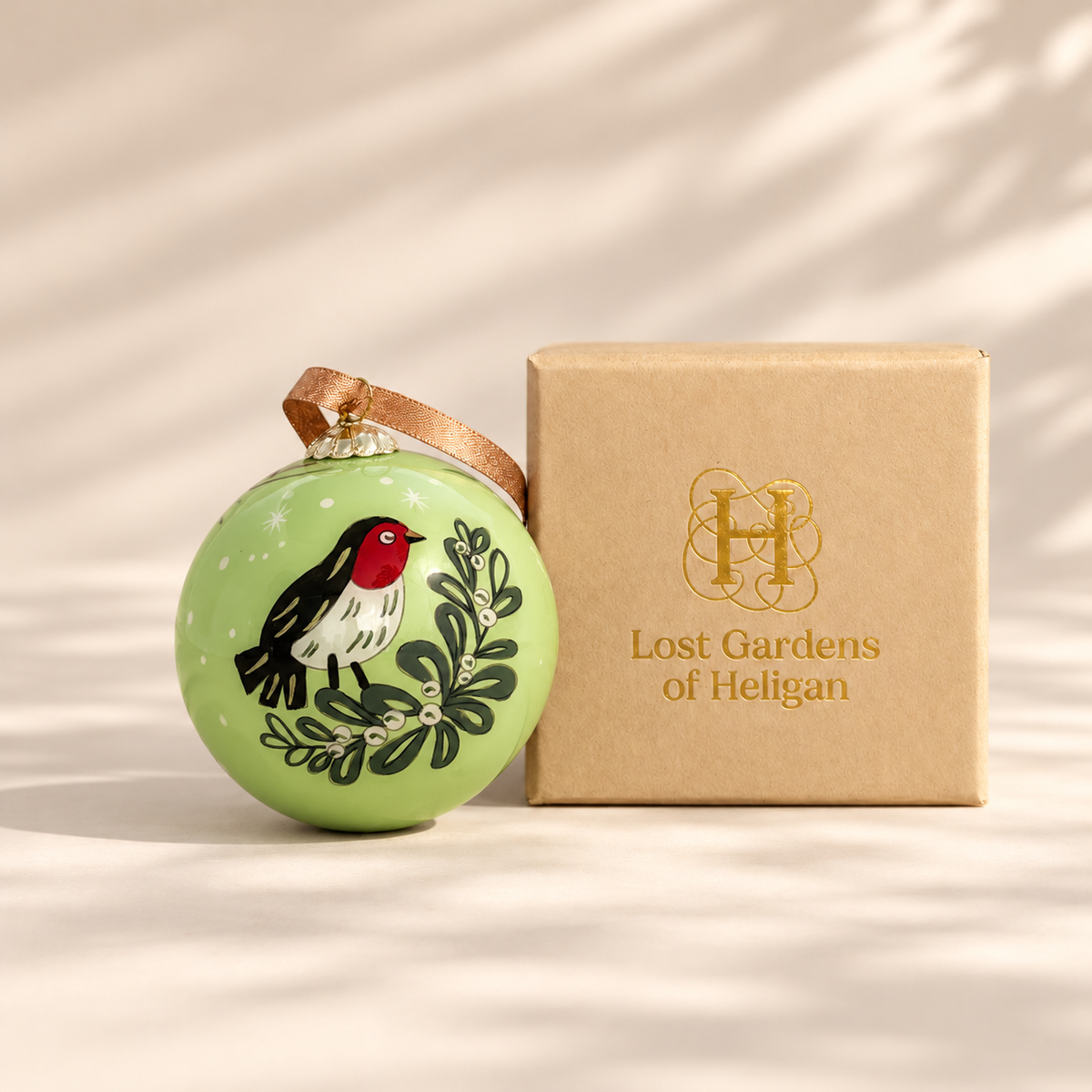 Robin Glass Bauble