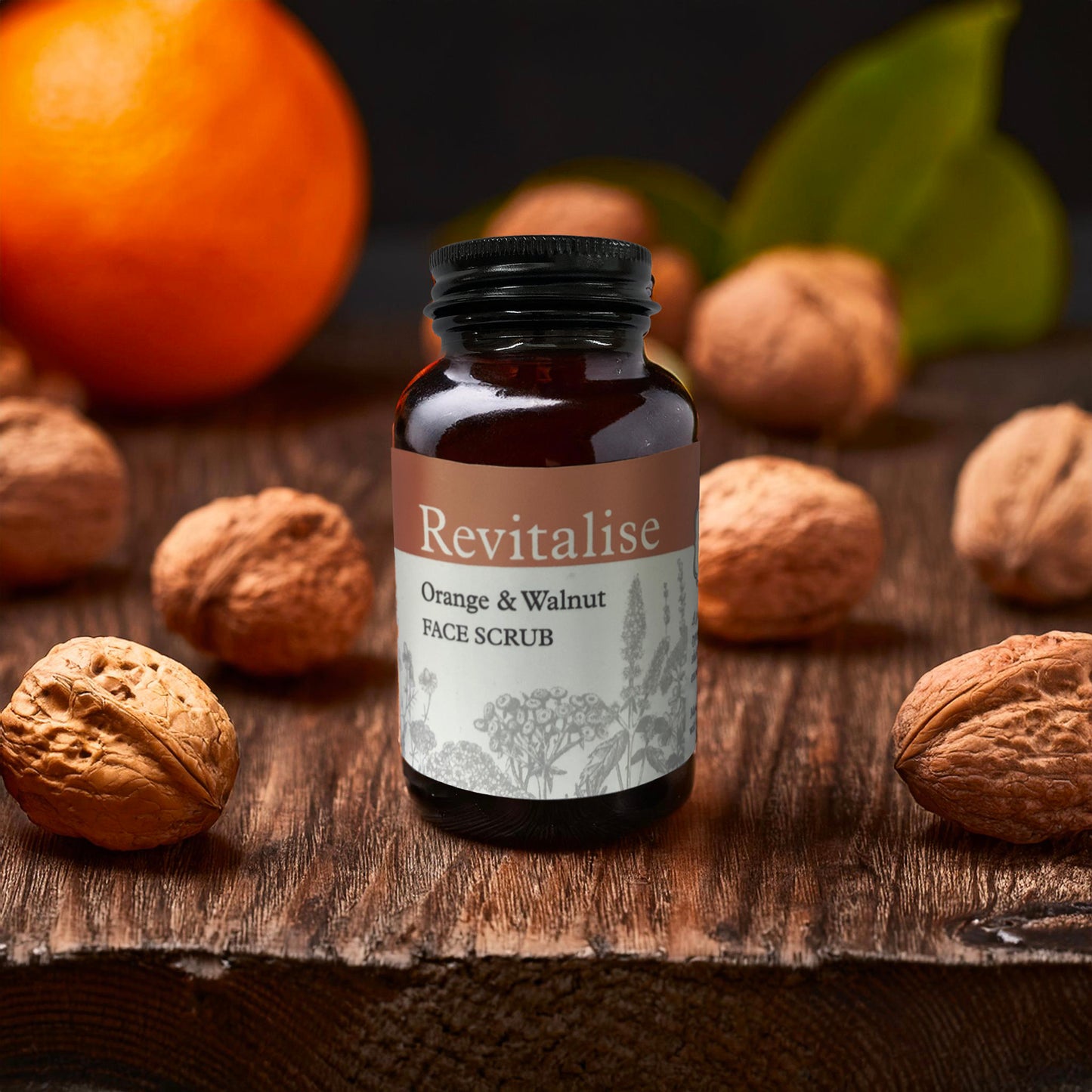Revitalise: Orange & Walnut Face Scrub