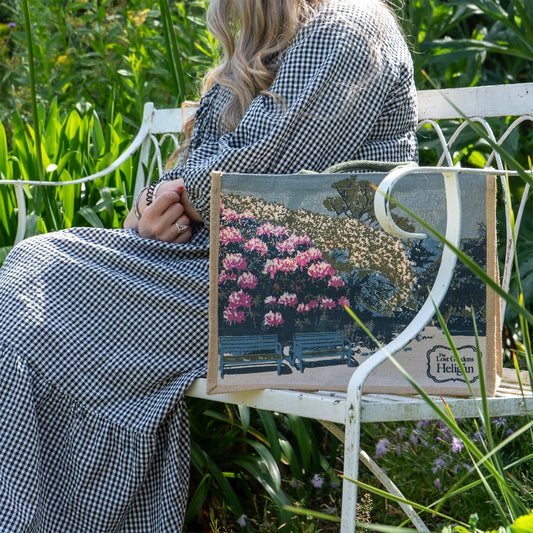 Flora's Green Jute Bag
