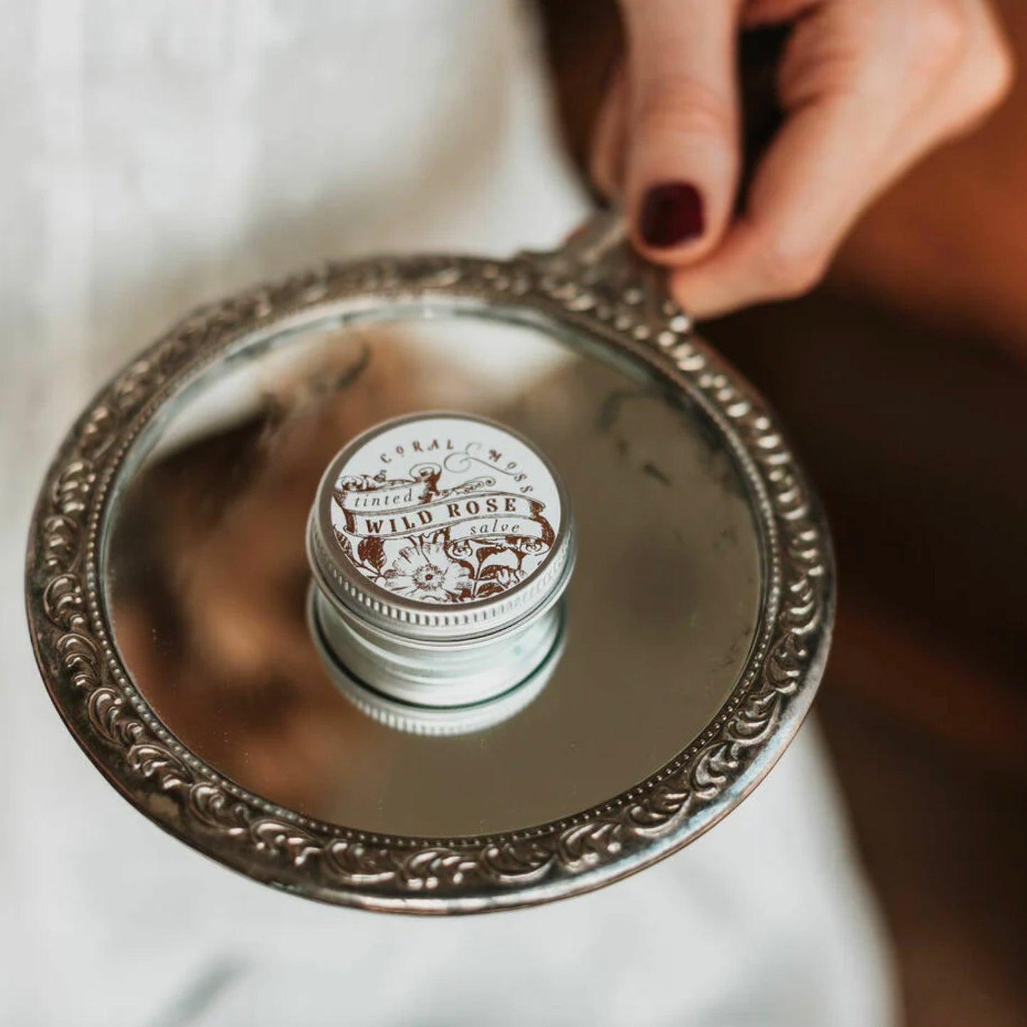 Coral & Moss Wild Rose Tinted Salve
