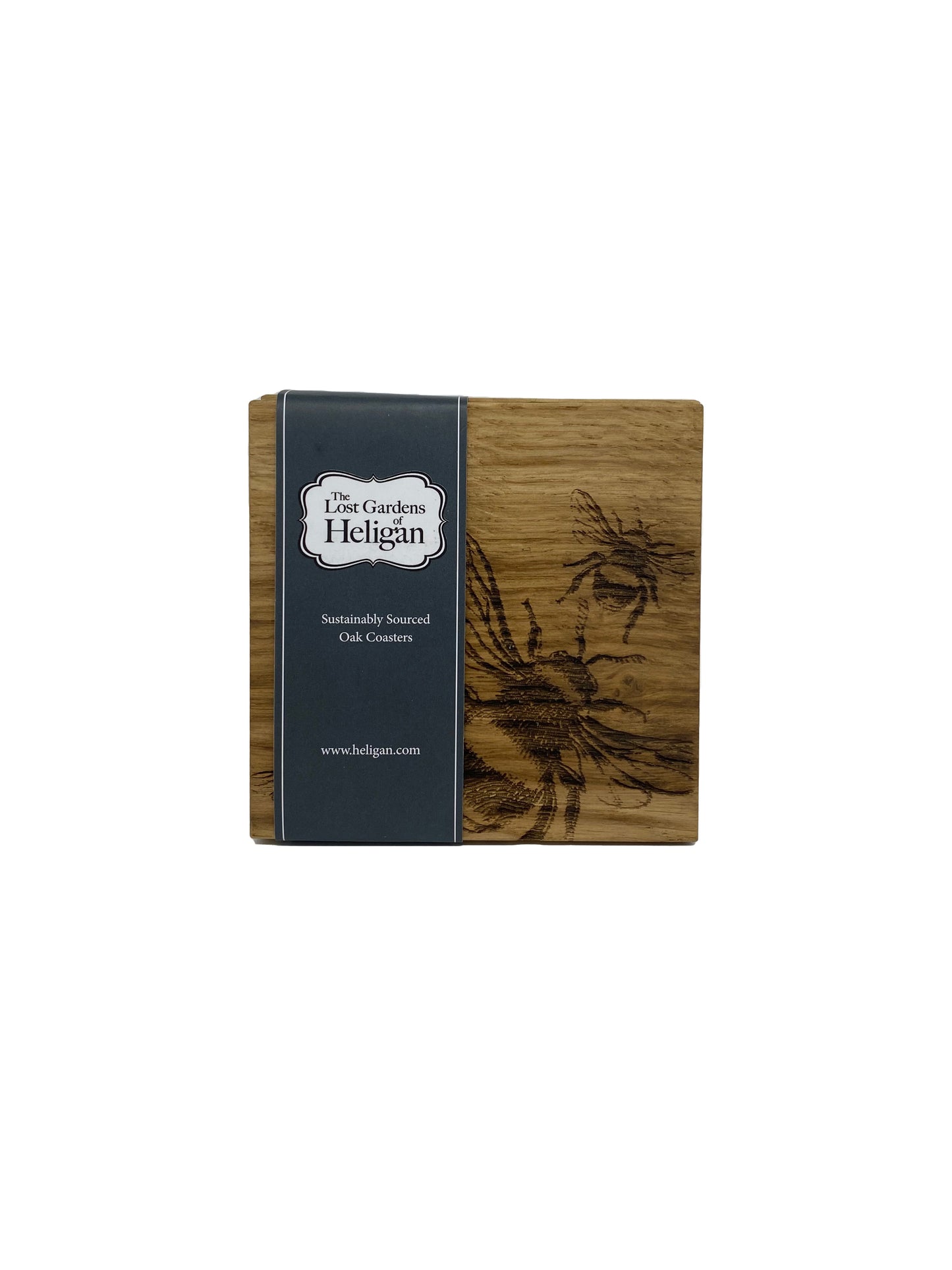 Wooden Bee Coaster 2 Pack