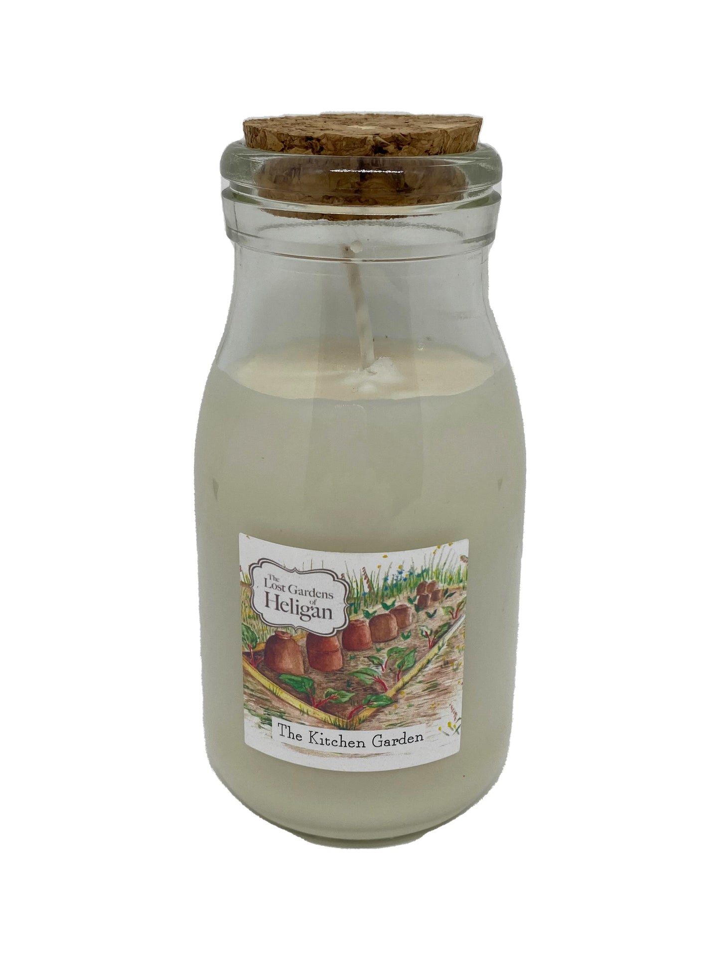 The Kitchen Garden Milk Bottle Candle