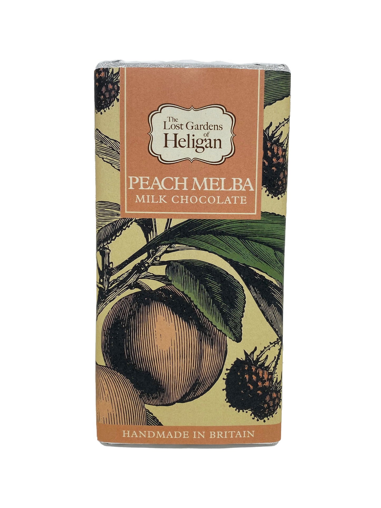 Peach Melba Milk Chocolate Bar 90g