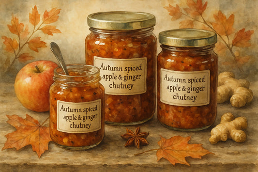 Autumn Spiced Apple and Ginger Chutney