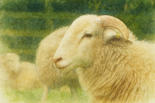 The Arrival of the Whitefaced Woodland Sheep at Home Farm