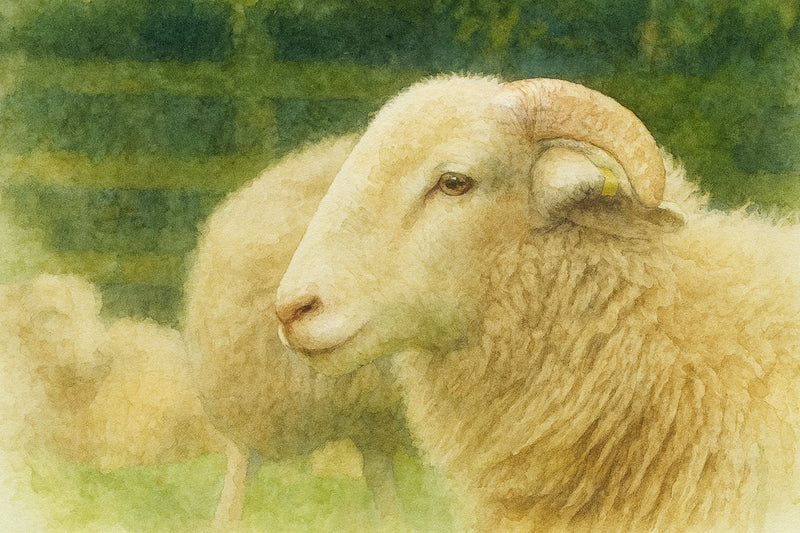 The Arrival of the Whitefaced Woodland Sheep at Home Farm