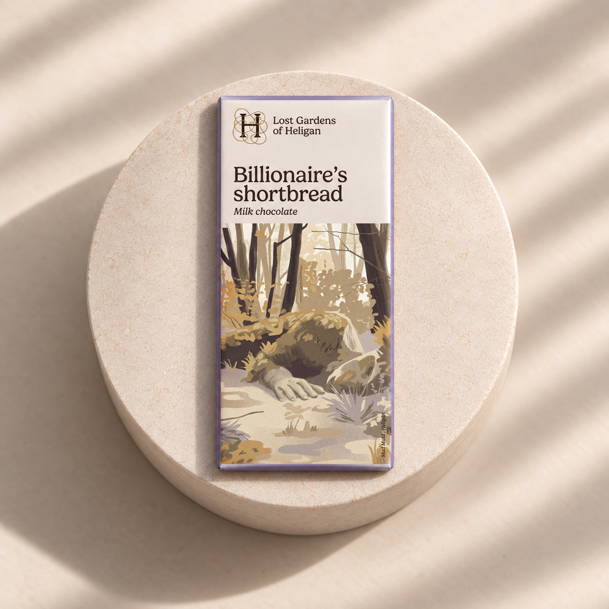 Heligan Billionaire's Shortbread Milk Chocolate