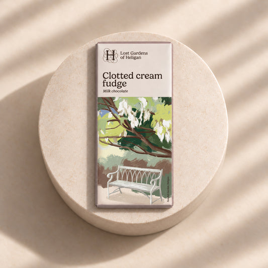 Heligan Clotted Cream Fudge Milk Chocolate