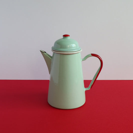 Heligan Coffee Pot - Pea Green