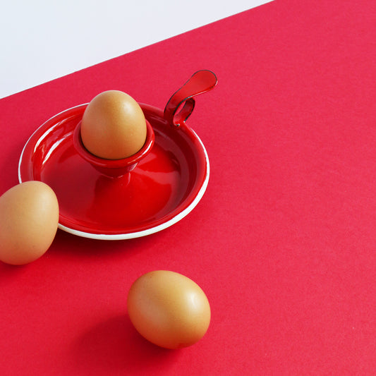 Heligan Egg Cup - Carmin Red