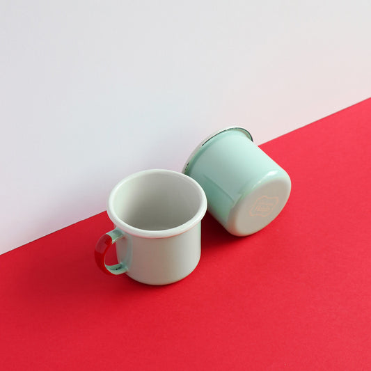 Heligan Enamel Mug - Pea Green
