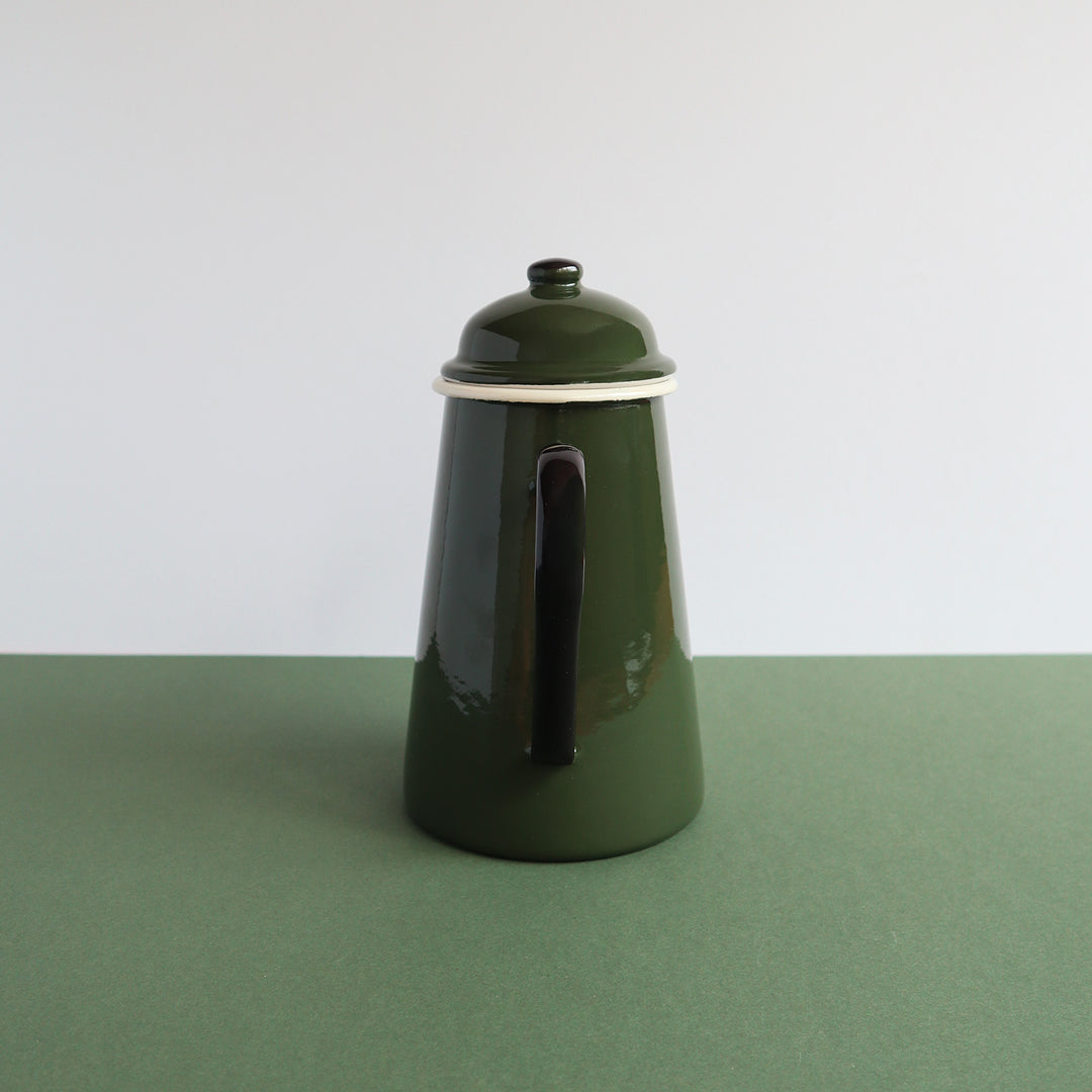Heligan Coffee Pot - Forest Green