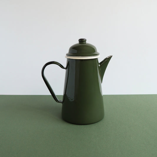 Heligan Coffee Pot - Forest Green