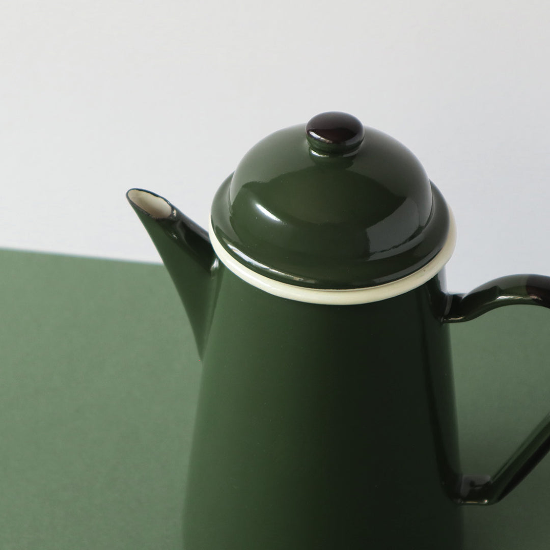 Heligan Coffee Pot - Forest Green