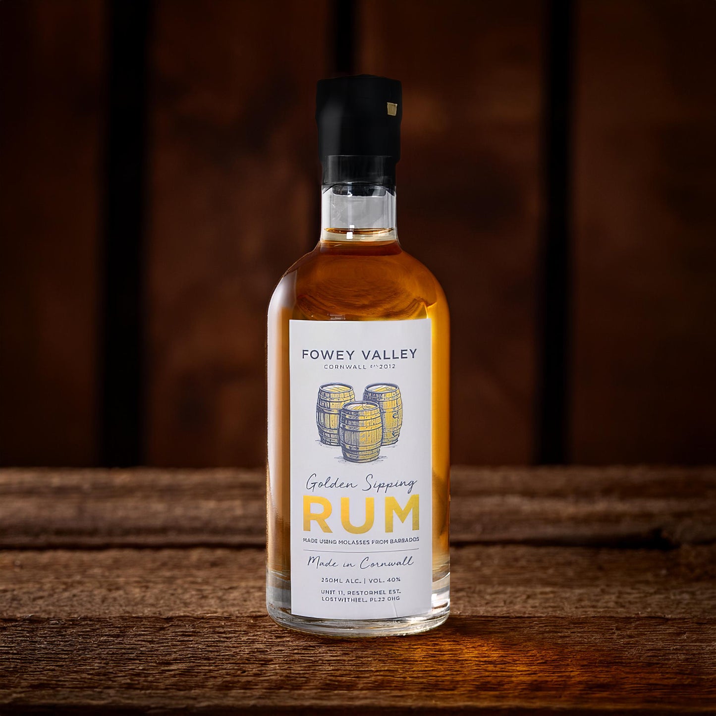 Fowey Valley Golden Sipping Rum 250ml