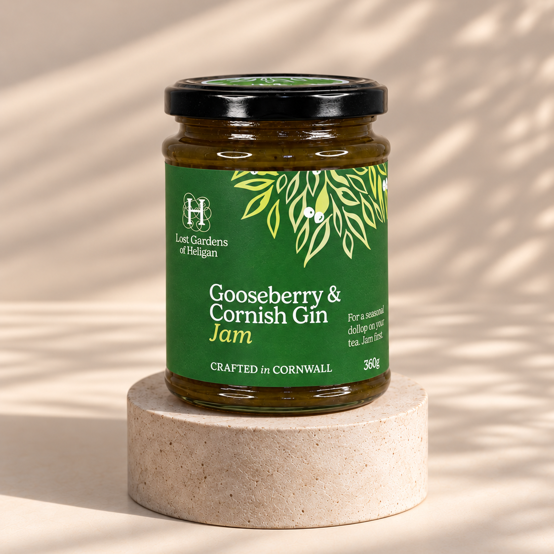 Gooseberry & Cornish Gin Jam