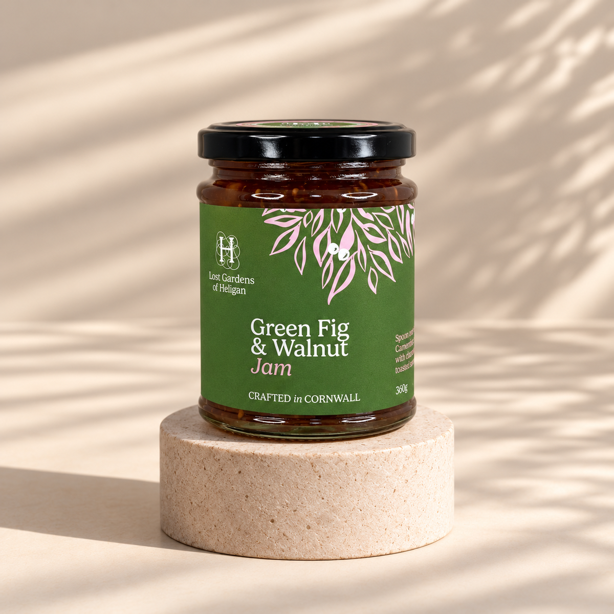 Green Fig & Walnut Jam