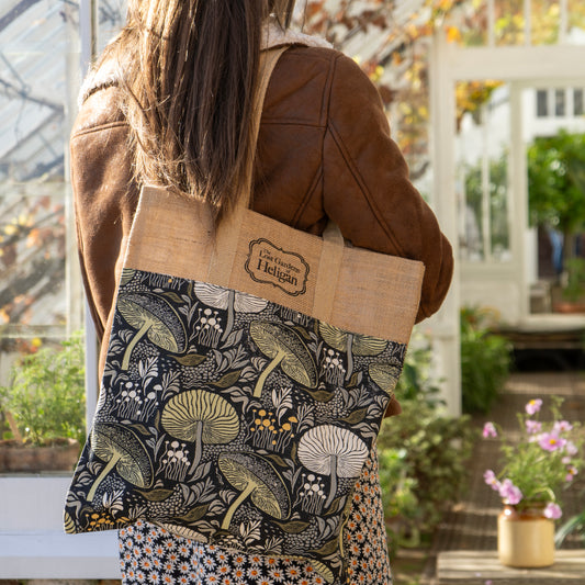 Heligan Mushroom Jute Bag