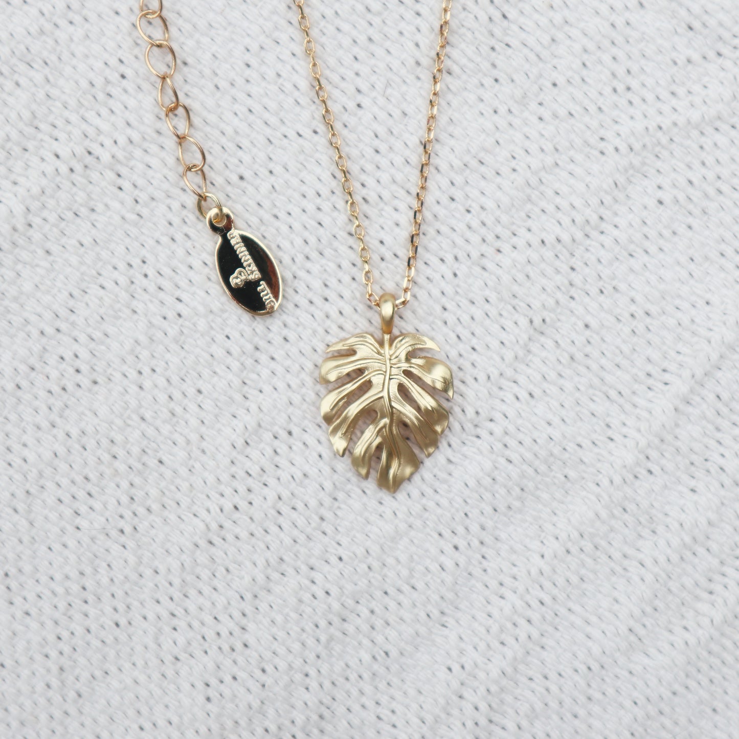 Monstera Leaf Pendant