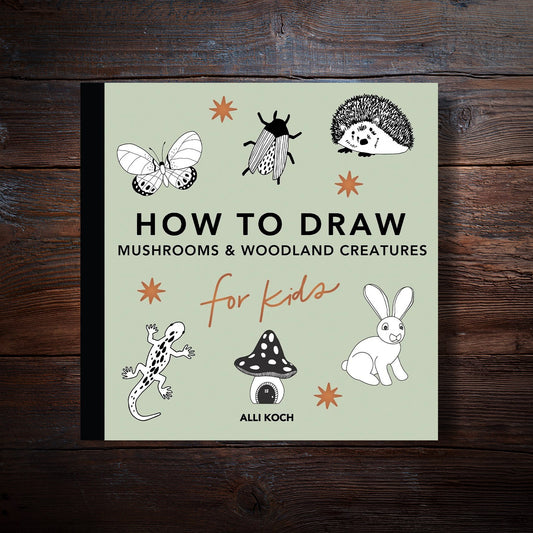 How To Draw Mushrooms and Woodland Creatures - Alli Koch