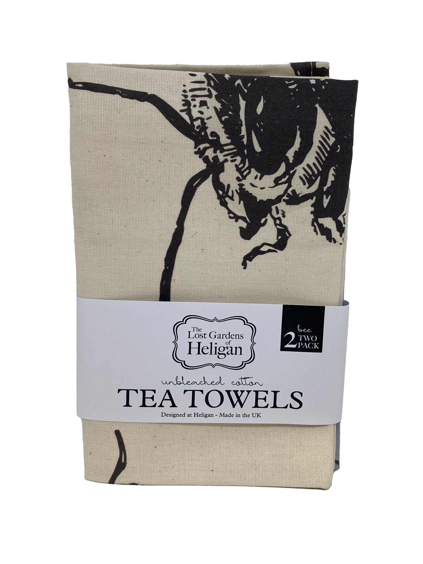 Bee Tea Towel Two Pack